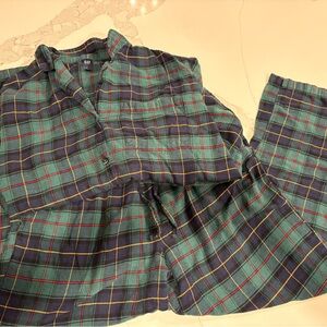 Gap Flannel PJ Set-Large